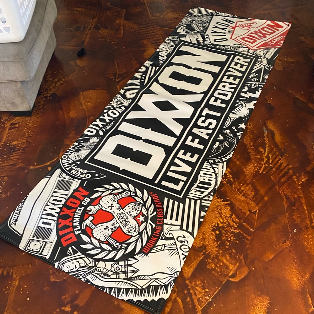AUTHENTIC DIXXON FLANNEL GARAGE BANNER